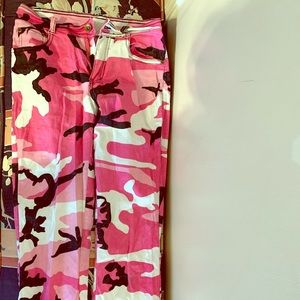 Pink Camouflage Pants